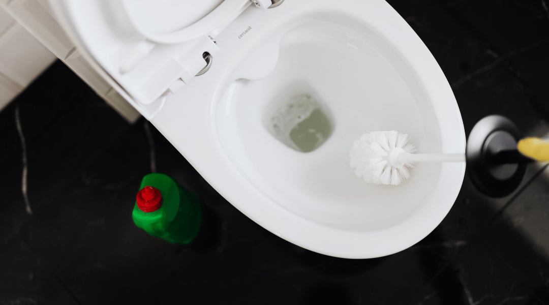 Cleaning toilet Cleaning toilet