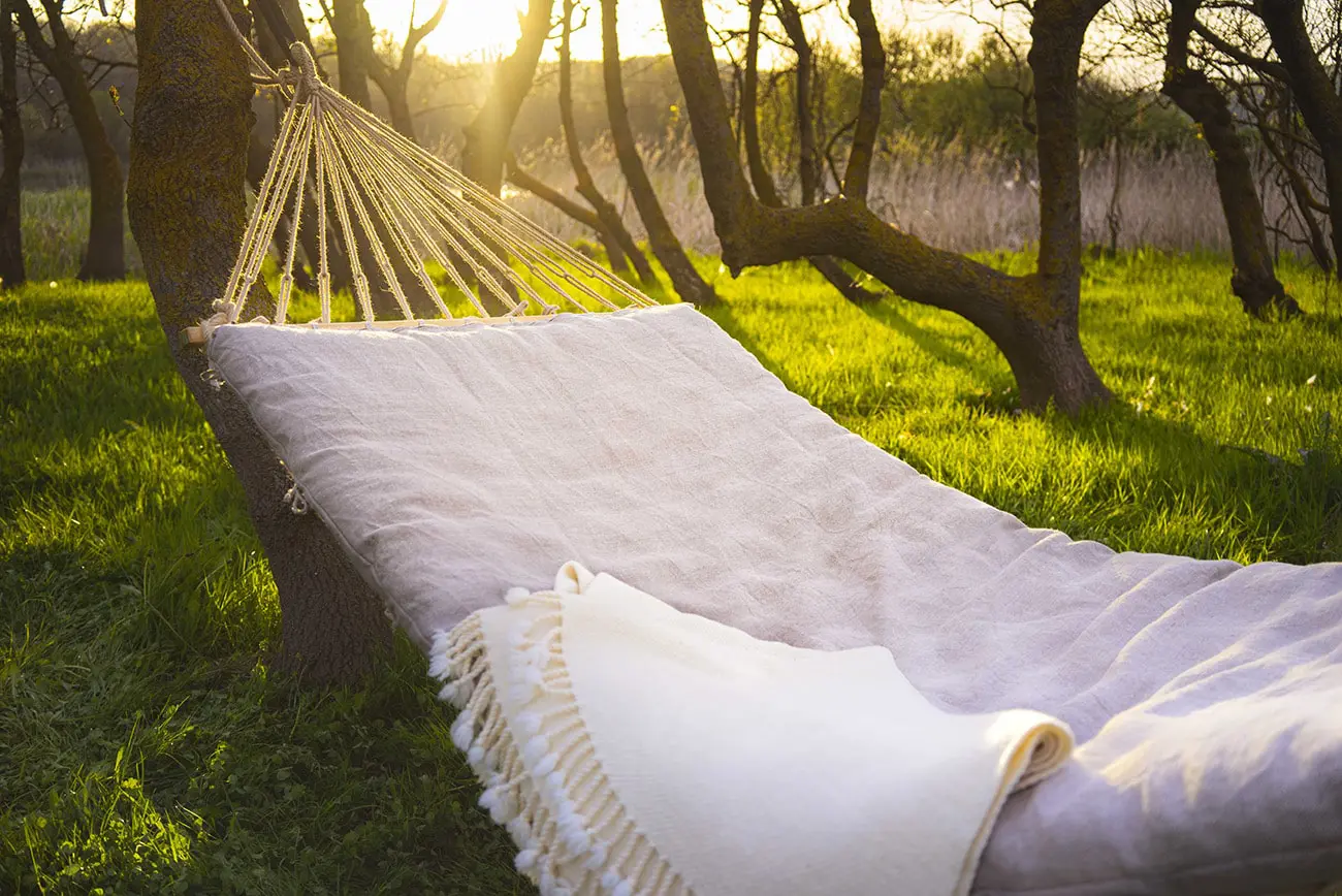 Home-of-Wool-hammock-cushion-with-removable-cover-1